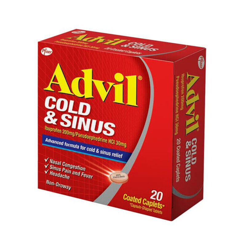 

ADVIL COLD SINUS CAP 20S