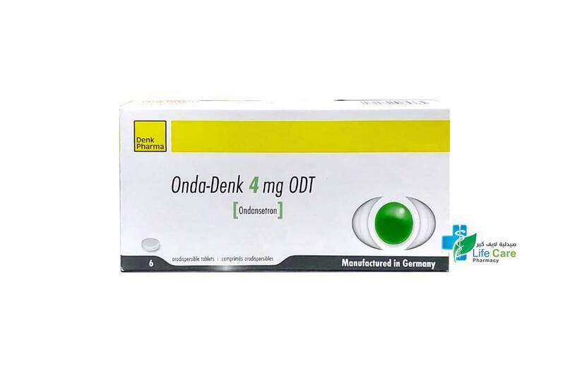 

Generic Ondadenk Odt 4 Mg Orodispersible Tablet 6s