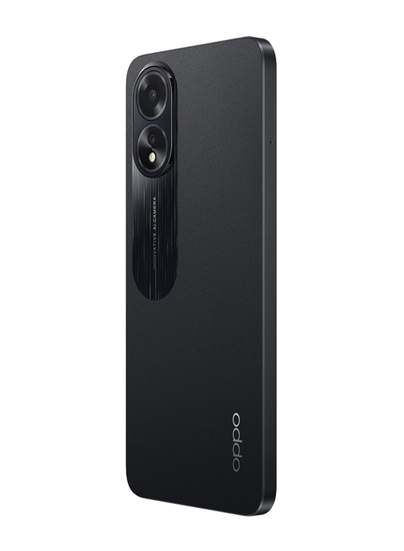 OPPO A18 128GB Glowing Black, 4GB RAM, 4G, Dual SIM Smartphone (Middle East Version)