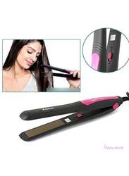 KM-328 Professional Hair Straightener Black/Pink