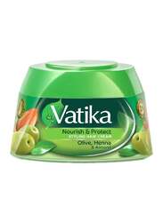 Dabur Vatika Naturals Nourish And Protect Hair Styling Cream Green 210ml