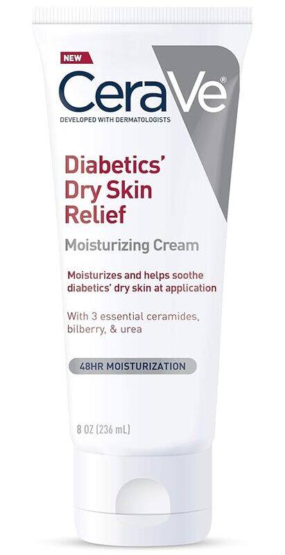 

CeraVe Moisturizing Cream for Diabetics’ Dry Skin