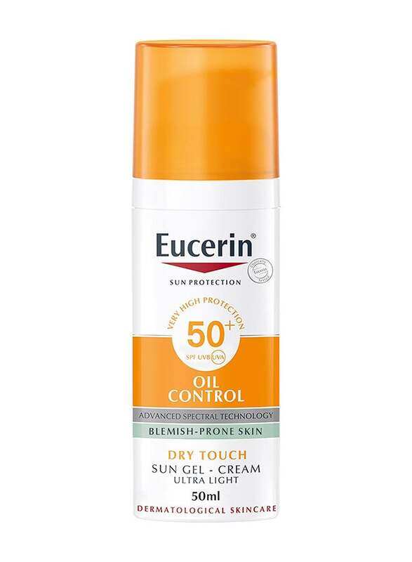 

Eucerin Face Sunscreen Oil Control Gel-Cream Dry Touch For Blemish-Prone Skin 50ml