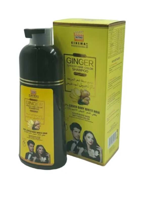 Ginger Speedy Hair Color Shampoo Natural Black