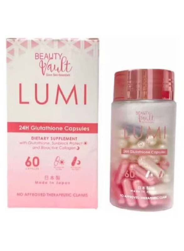 LUMI 24H Glutathione Capsules 60 Caps