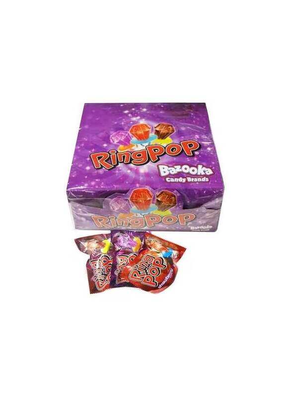 

Bazooka Ring Pop Twister Lollipops 10g Pack of 24