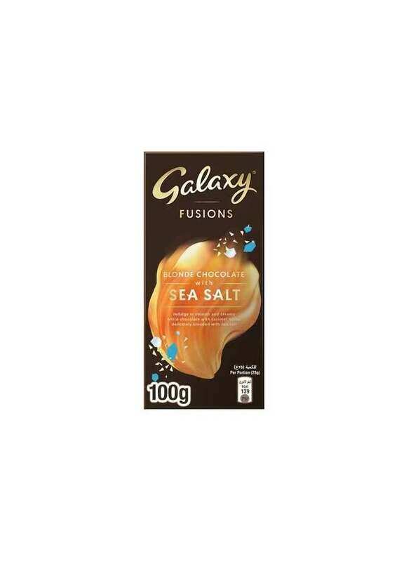 Galaxy Fusions Blonde Chocolate With Sea Salt 100g