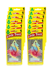 Little Trees 12-Piece Card Cotton Air Freshener, Yellow