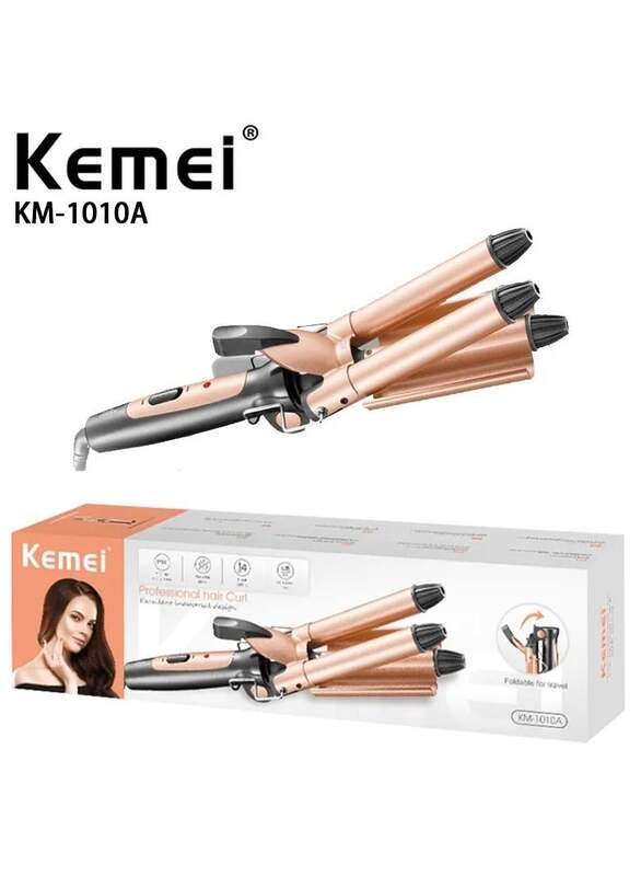Km-1010a hair styling tool titanium ceramic curling iron custom 900w ceramic titanium hair flat iron