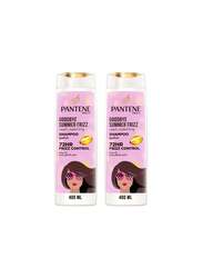 Pantene Pro-V Goodbye Summer Frizz Shampoo with 72H Frizz Control 400ml Pack of 2