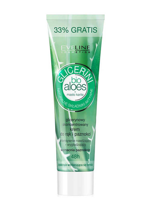 

Eveline Glicerini Hand & Nail Cream with Aloe Vera, 100ml