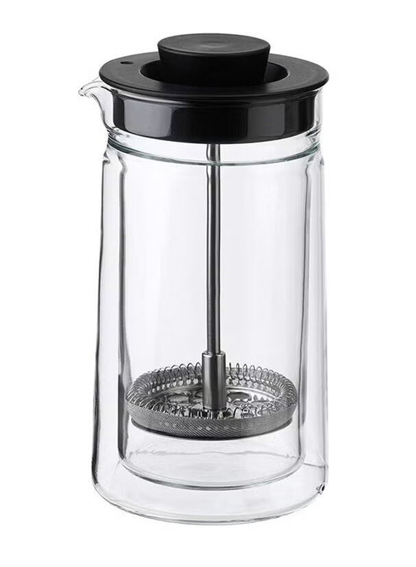 Double Walled Coffee Tea Maker, Black