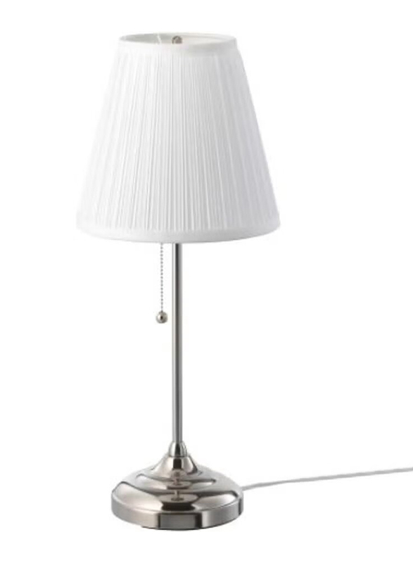 

Generic 55cm Arstid Table Lamp Nickel Plated, White