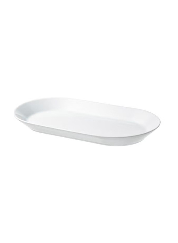 Ikea 38cm 365+ Series Ceramic Serving Plate, White