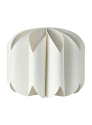 19-inch Textile Pendant Lamp Shade, White