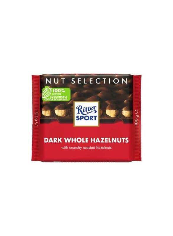 

Ritter Sport Dark Whole Hazelnuts Chocolate 100g