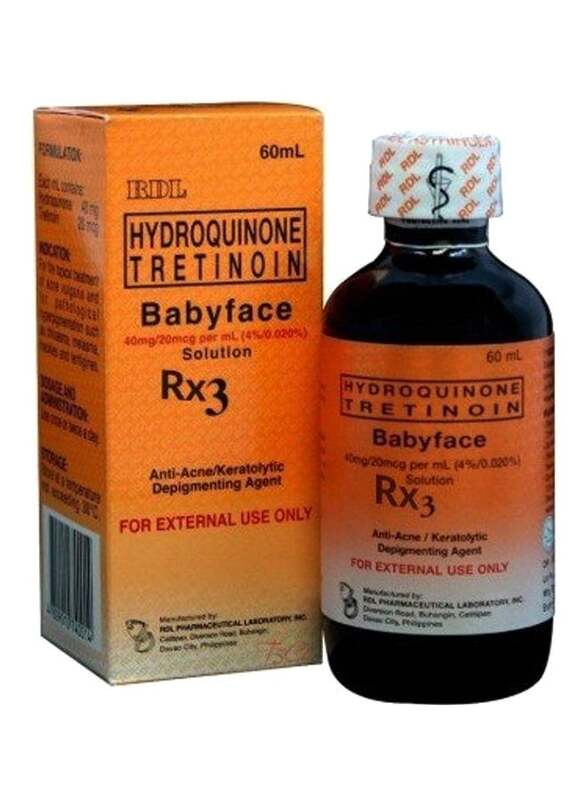 Babyface Hydroquinone Tretinoin Solution Clear 60ml