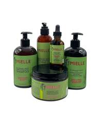 Mielle Rosemary Mint Hair Products for Stronger and Healthier Hair and Styling Bundle Set 5 PCS