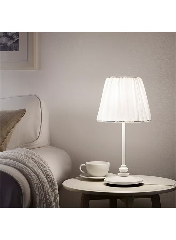 Ikea 43cm Osterlo Table Lamp, White