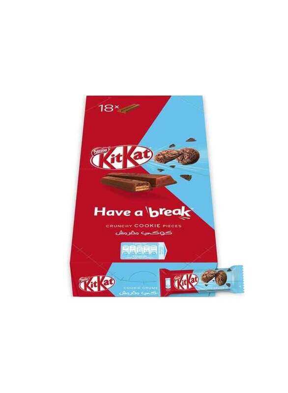 

Kit Kat Nestle KitKat Crunchy Cookie Wafer 19.5g Pack of 18