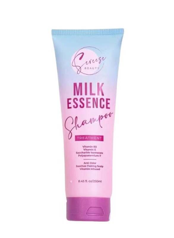 Vitamin-Enriched Milk Essence Shampoo, Combating Flaky Scalp and Excess Hair Oil, for Odor-Free and Healthy Hair, 250ml.