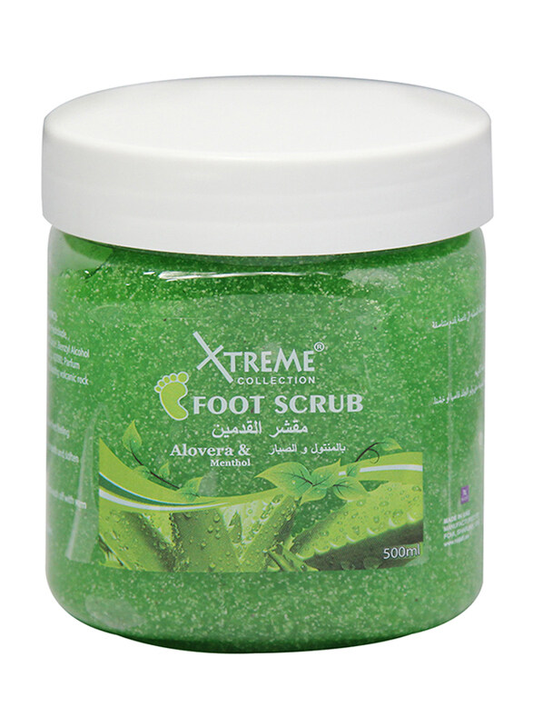 

Xtreme Collection Xe-498 Menthol & Aloe Vera Foot Scrub, 500ml