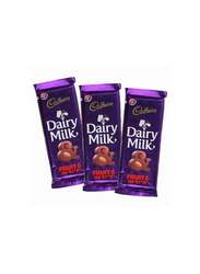 Cadbury Dairy Milk Fruit And Nut 100g Pack of 3