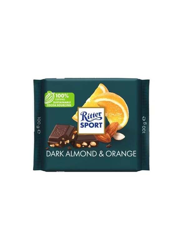 

Generic Ritter Sport Dark Almond And Orange Chocolate 100g