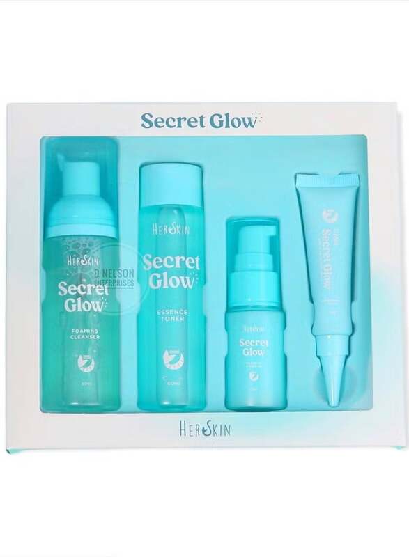 Secret Glow Skincare Set, Features Foaming Cleanser