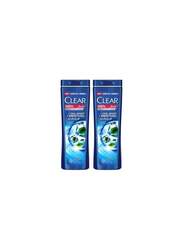 Clear Men's Anti-Dandruff Shampoo Cool Sport Menthol 350ml Pack of 2