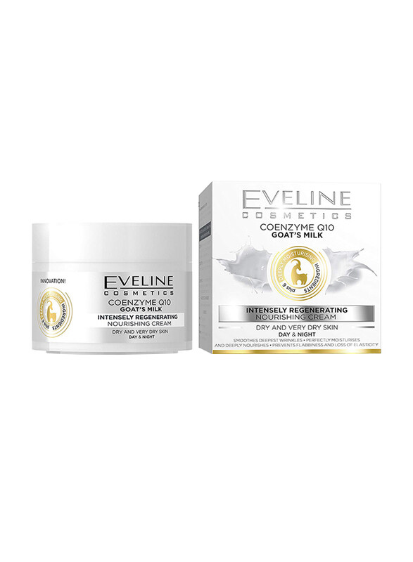 

Eveline Coenzyme Q10 & Goat Milk Intensely Regenerating Nourishing Cream, 50ml