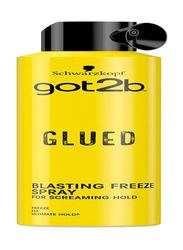 Schwarzkopf Yellow Got2B Glued Extreme Freeze Spry For Screaming Hold, 300ml