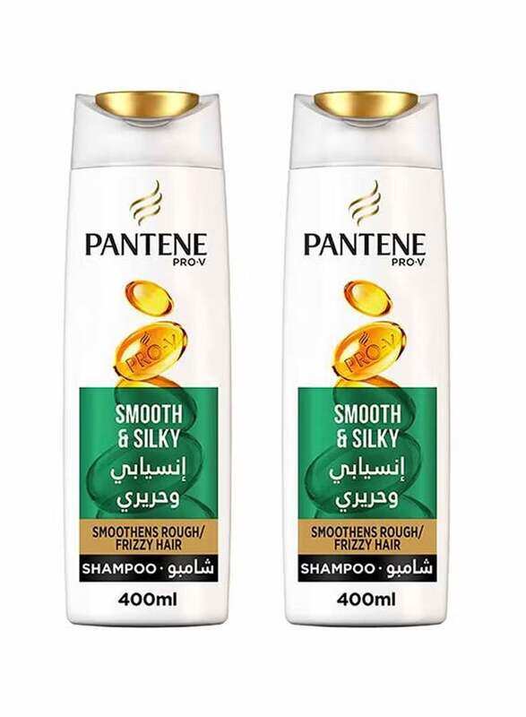 

Pantene Pro V Smooth And Silky Shampoo White 400ml Pack of 2