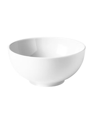 1-Piece Rounded Side Bowl, White
