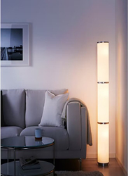Ikea 138cm Vidja Standing Floor Lamp, 138cm, White
