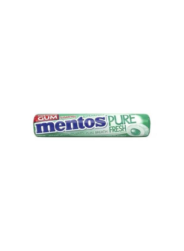Mentos Pure Fresh Sugar-Free Spearmint Flavour Chewing Gum 15.75g