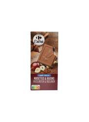 Extra Hazelnut And Raisin Milk Chocolate 200g