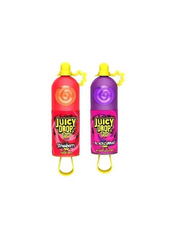 

Bazooka Black Currant Juicy Drop Pop Candy 26g