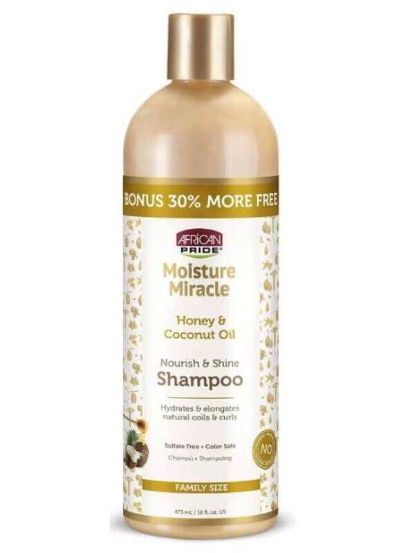 

African Pride Moisture Miracle Honey, Chocolate & Coconut Oil Shampoo