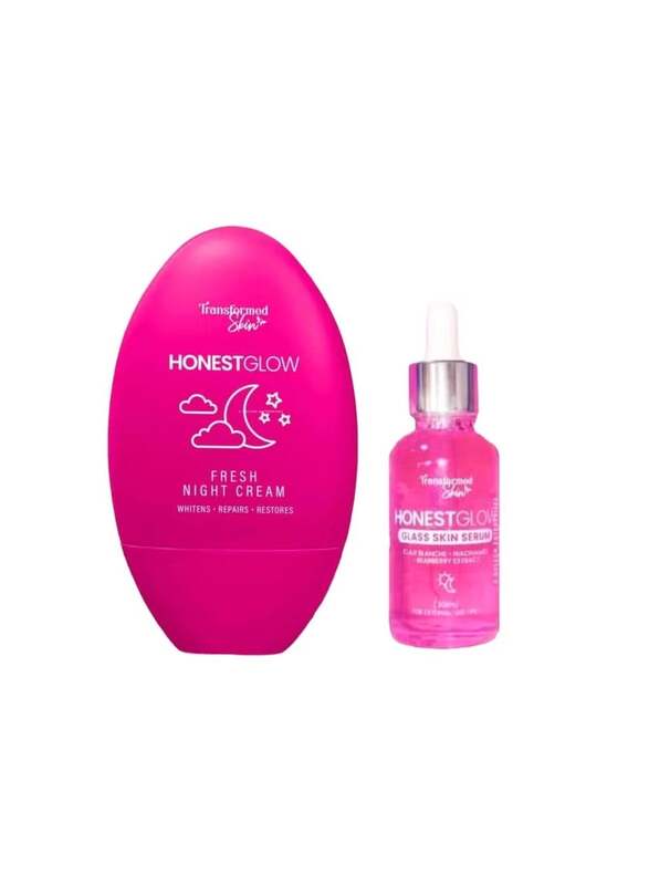 Transformed Skin Honest Glow Fresh Night Cream & Glass Skin Serum