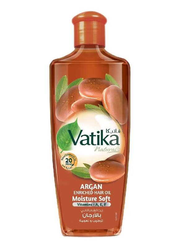 

Dabur Vatika Naturals Argan Enriched Hair Oil Moisture Soft Brown 200ml