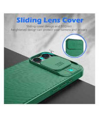 Nillkin Apple iPhone 15 Pro 6.1 Inch 2023 Shockproof Mobile Phone Case Cover with Cameshield, Green