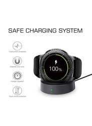 Wireless Power Charging Station Dock for Samsung Watch Gear S3, Black