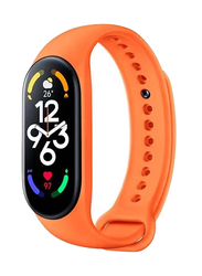 Replacement Soft Silicone Strap for Xiaomi Mi Band 7, Orange