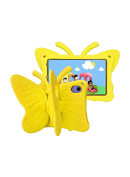 Apple iPad Mini 6th Gen Kids EVA Butterfly Stand Soft Tablet Back Case Cover, Yellow