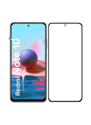 Xiaomi Redmi Note 10 Tempered Glass Screen Protector, Clear/Black