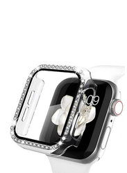 Diamond Watch Cover Guard Shockproof Frame for Apple Watch 41mm, Clear