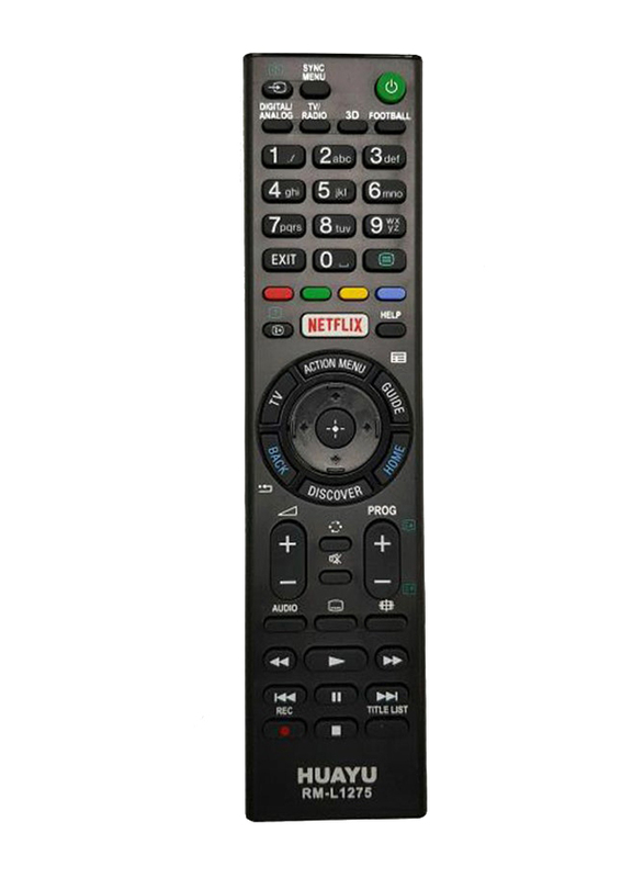 Huayu Remote Control for Sony TV, Black