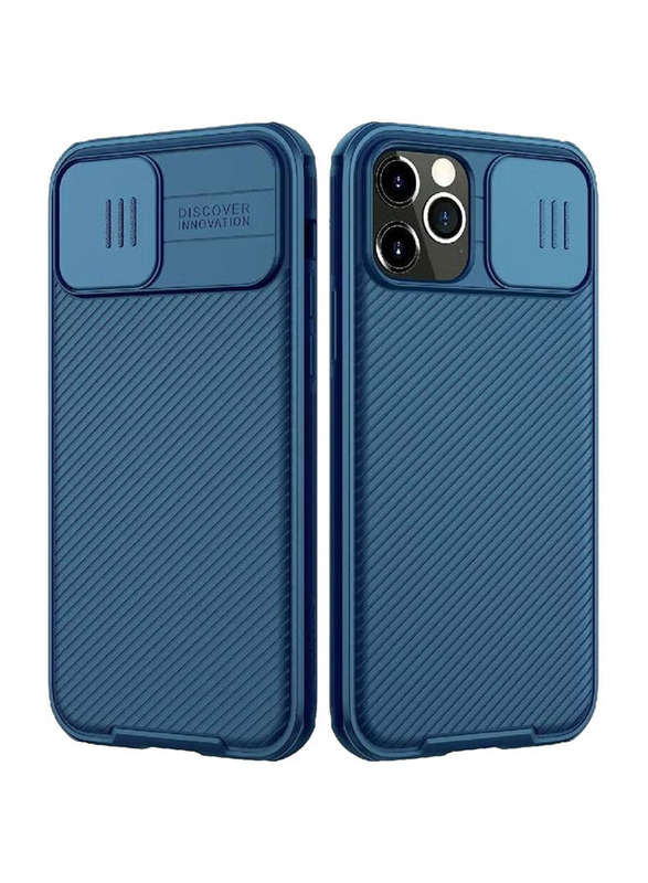 Apple iPhone 12 Pro Max CamShield Case with Slide Camera Cover Slim Protective Mobile Phone Case Cover, Blue