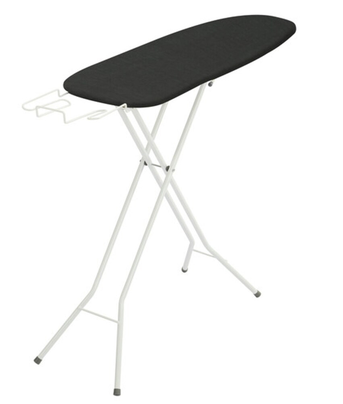 Ironing Board with Iron Holder & Adjustable, Black